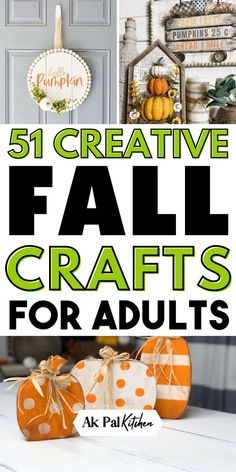 Fall crafts for adults are a perfect way to embrace the season. Discover DIY autumn craft projects and rustic fall crafts that bring warmth to your home. Try easy fall crafts like DIY autumn wreaths, fall wood crafts, and fall candle making for simple yet stunning fall decor. Explore Thanksgiving crafts for adults and fall home decor ideas that add a personal touch to your space. Create beautiful DIY fall centerpieces, autumn paper crafts, and fall mason jar crafts. Thanksgiving Crafts For Adults Projects, November Arts And Crafts For Seniors, Fast Crafts For Adults, Crafts To Do With Friends Adults, Fall Diy Decor Ideas, Easy Fall Crafts For Adults Diy Cheap, Fall Craft Fair Ideas To Sell, Rustic Fall Crafts, October Crafts For Adults