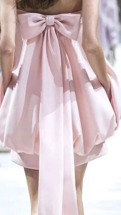 Coquette Hoco Dress, Coquette Prom Dress, Runway Mini Dress, Balletcore Dress, Balletcore Fashion, Bow Prom Dress, High End Designer Fashion, Pink Header, Miu Miu Dress