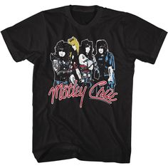 *Officially Licensed by American Classics* Rock out in style with the officially licensed Mötley Crüe band t-shirt! Featuring the iconic band logo emblazoned across the chest, this tee is a must-have for any die-hard fan. Crafted from premium cotton for ultimate comfort and durability, it's perfect for concerts, casual outings, or simply showcasing your love for one of rock's most legendary bands. Available in various sizes, this t-shirt lets you carry the spirit of Mötley Crüe wherever you go. Band Sketch, Glam Rock Music, Motley Crue Shirt, 80s Glam Rock, Band Logo, Tour Merch, Black Graphic Tees, Motley Crue, Graphic Tees Vintage