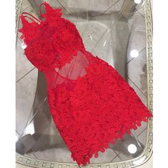 This Absolutely Stunning Red Floral Lace, Sleeveless Dress With An Open Back Is Perfect For Your Next Formal Event! Sheer, Mesh & Lace - How Much Sexier Can One Dress Get? Brand New, Never Worn, No Tags Attached. Chiffon Babydoll Dress, Powder Blue Dress, Black Strappy Dress, New York Red, Long Bodycon Dress, New York Dresses, Red Lace Dress, York Dress, Medium Dress