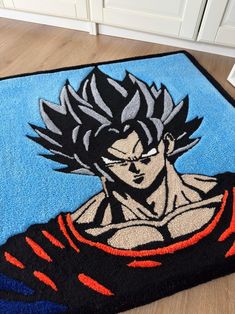 Handmade Tufted Custom Rug, Custom Rug Tufting, Living Room Decor Rug, Bedroom Carpet, Area Carpet, Anime Rug, Dragon Ball Rug - Etsy Sweden Anime Rug, Rug Tufting, Area Carpet, Rug Bedroom, Bedroom Carpet, Custom Rugs, Handmade Rug, Floor Rugs, Dragon Ball