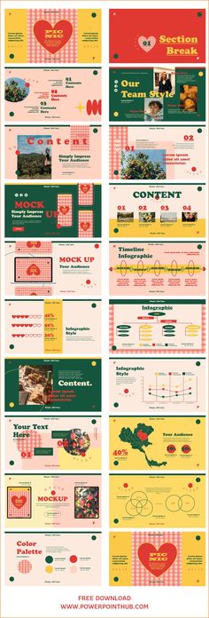 a large poster showing different types of food