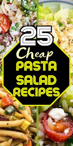 25 cheap pasta salad recipes that are easy to make