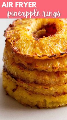 air fryer pineapple rings Air Fried Pineapple, Grilled Fruit Dessert, Air Fryer Pineapple, Fried Pineapple, Caramelized Pineapple, Air Fryer Recipes Dessert, New Air Fryer Recipes, Air Fryer Recipes Snacks, Air Fryer Cooking Times