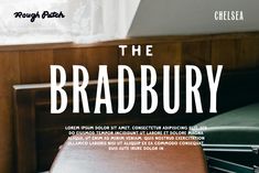 an advertisement for the bradbury luggage company