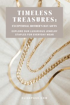 Make Mom's day extra special with luxury jewelry accessories. Explore our collection of fine gold chains and find the perfect gift to show your love and appreciation. Discover now! Jewelry Staples, Arm Jewelry, Mom Day, Chain Necklaces