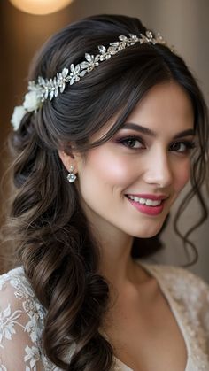 Discover jaw-dropping bridal hairstyles for long hair Whether you prefer an elegant updo flowing down Christian Indian Black Western hair down crown simple bun or short style we've got the perfect inspiration for your wedding day look Don't settle for anything less than stunning bridal hair