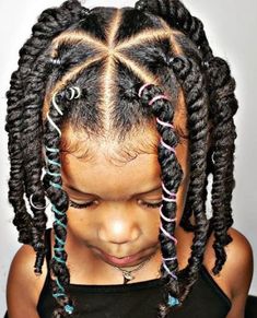 Hairstyles With Beads, Hairstyle Ideas Easy, Kids Braids, Braided Hairstyle, Natural Hairstyles For Kids