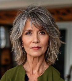 Medium Length Layered Hair Styles Over 50 Older Women, Fine Hairstyles With Bangs, Haircuts For Glasses Wearers, Medium Short Shaggy Haircuts, Medium Length Haircut Women Over 50, Shoulder Length Hair Styles For Women 50+, Bangs Over 50 Medium Hair, Hairstyles For Fine Hair Over 50, Messy Hairstyles For Medium Length Hair