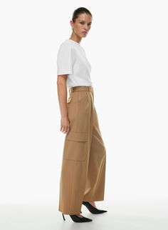 SPOTLIGHT CARGO PANT | Aritzia High Waisted Cargo Pants, Cargo Pant, Long Pants, Body Measurements, Capsule Wardrobe, Cargo Pants, Casual Pants, Personal Style, Wide Leg