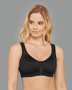 Doctor-Recommended Post-Surgical Wireless Bra with Front Closure | Leonisa Supportive Full Coverage Bra, Supportive Full Coverage Bra With Medium Bust Support, Supportive Full Coverage Sports Bra, Full Coverage Sports Bra With Medium Bust Support, Medium Support Full Coverage Bra, Supportive Full Coverage Bra With Light Support, Post Surgical Bra, Breast Reconstruction, Mastectomy Bra