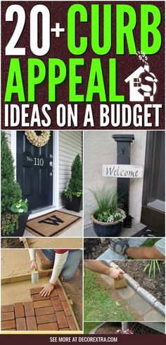 20 + curb appeal ideas on a budget