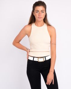 Meet Jodi - the statement buckle belt you've been looking for. An everyday classic belt for jeans with a bold design that is casually luxurious. In this full-grain leather belt, vintage meets modern in a way that will pump up any look. She's a versatile one, so get ready to plan every outfit around this accessory and pair it with jeans, jumpsuits or dresses. PRODUCT DETAILS Width: 1.5" width Material: Premium Full Grain Leather Buckle: Vintage Antique Gold Leather Belt Handcrafted in The Netherl Studded Belts, Gold Belt Buckle, Classic Belt, Dressy Outfit, Handmade Leather Belt, Teal Leather, Belt For Women, Popular Designs, Studded Belt