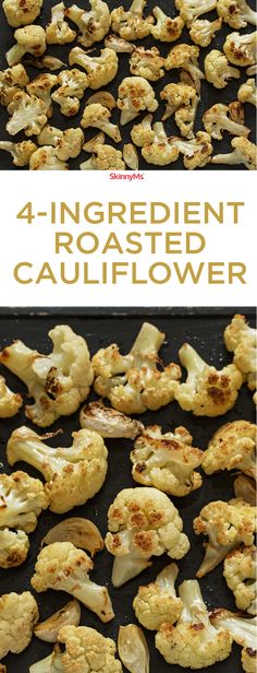 roasted cauliflower is an easy and delicious side dish that can be made in less than 10 minutes