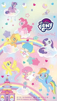 the poster for my little pony movie