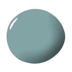 a light blue color on a white background, with the top half painted in an oval shape