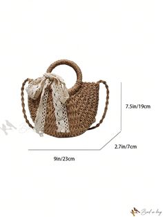 Bird in Bag - Stylish Womens Woven Bag: Versatile Crossbody, Shoulder, and Handbag; Ideal for Shopping and Travel Vacation Crossbody Bag With Top Carry Handle, Summer Everyday Mobile Phone Bag, Summer Shopping Mobile Phone Bag, Summer Bucket Bag For Mobile Phones, Summer Crochet Crossbody Bag With Top Carry Handle, Summer Crossbody Mobile Phone Bag, Casual Bags With Top Carry Handle For Summer, Casual Summer Bag With Top Carry Handle, Summer Crossbody Shopping Bag