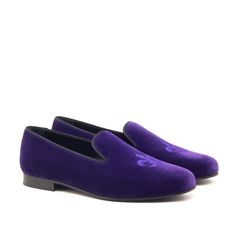 Purple Elf, Shoes Purple, Custom Made Shoes, Velvet Slippers, Black Slippers, Leather Artisan, Designer Slippers, Leather Slippers, Purple Velvet