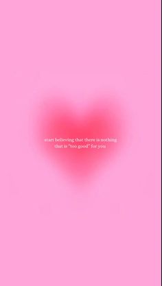 a heart shaped object with the words, change is always with you on pink background