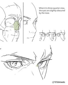 an image of how to draw anime eyes