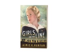 the book cover for girls on the line by annie k runyann is shown