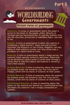 the back cover for worldbuilding government, part 1