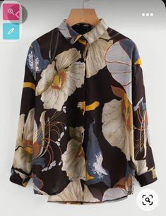 Floral Shirt Outfit, Dip Hem Shirts, Smart Casual Menswear, Women Shirt Top, Modest Dresses Casual, Fashion Tops Blouse, Printed Shirt Dress, Fashion Attire, Stylish Dress Designs