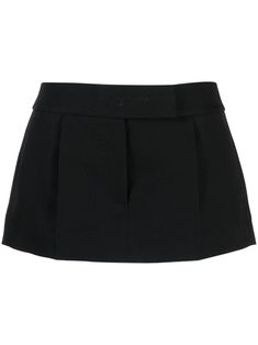 Versace Outfit, Black Mini Skirt, Skorts, Lookbook Outfits, Mode Outfits, Black Wool, Alexander Wang, Short Outfits, Low Rise