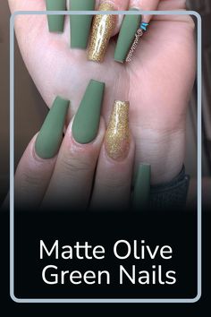 Give yourself the ultimate fashion-forward look this season with matte olive green nails. They provide a classic, sophisticated edge to any outfit and the subtle hue is perfect for adding a touch of glamour. Plus, their low sheen finish ensures that you'll still get plenty of compliments - so give yourself some style points and try it out today! Ready to be a trendsetter? Show off your on-trend matte olive green nails today! Nails Today