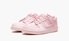 Shop Dunk Low "Prism Pink" at Stadium Goods, the world's premier marketplace for authentic sneakers and streetwear. In stock and ready to ship. Trendy Shoes Sneakers, Dr Shoes, Pretty Shoes Sneakers, Shoe Wishlist, Cute Nike Shoes, Fresh Shoes, Girly Shoes, Cute Nikes, Pink Nikes