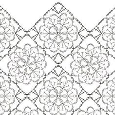 a black and white image of an intricate design