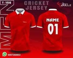 a red jersey with the name and number on it