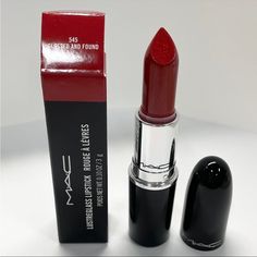 Shop cosmetixplus's closet or find the perfect look from millions of stylists. Fast shipping and buyer protection. New in box, never used- MAC Glossed and Found is a moderately cool-toned, medium-dark red with a luminous finish. It is a permanent lipstick and contains 0.1 oz. Open to offers *check out my other listings :) ❤️ cosmetics+ Mac Gloss, Lipstick Dark Red, Dewy Makeup Look, Permanent Lipstick, Cream Lip Stain, Lip Color Makeup, Mac Lips, Beautiful Lipstick