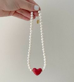 freshwater pearls with ceramic red heart Necklaces, bracelets, and rings made of ceramic and natural stones, hardware plated in 24k and 18k gold. Red Heart Necklace, Bracelets And Rings, Heart Necklaces, Red Heart, Heart Necklace, Pendant Necklaces, Fresh Water, Necklaces Bracelets, Freshwater Pearls