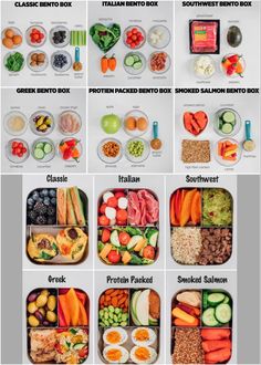 the ultimate healthy lunch box is packed with fruits and vegetables