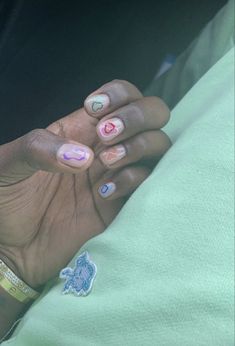 Lil Yatchy Nails, Mens Manicure, Natural Nail Designs, Retro Nails, Lil Yachty