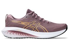 Soft and comfortable cushioning for the casual fitness runner. Running Shoes Asics, Extra Wide Shoes, Shoes Asics, Asics Women Gel, Narrow Shoes, Dusty Mauve, Wrestling Shoes, Asics Sneakers, Asics Running Shoes