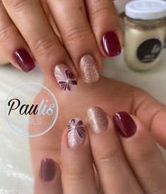 Nail Paint Shades, Best Press On Nails, Manicure Colors, Subtle Nails, Nail Polish Art, Classy Acrylic Nails