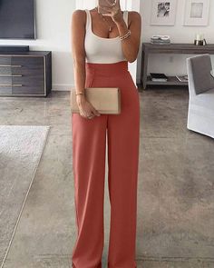 Plain Spaghetti Strap Patchwork Jumpsuit Patchwork Jumpsuit, Wide Leg Pant Suit, Rompers Dressy, Tank Jumpsuit, Loose Jumpsuit, Jumpsuit Dressy, Jumpsuit Elegant, Casual Jumpsuit, Sleeveless Jumpsuits