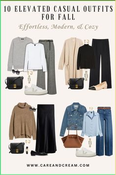 Style After 50 What To Wear, Modern Authentic Style, New York Fall Outfits Women, Fall 2023 Capsule Wardrobe Over 40, Fall Amsterdam Outfits, Old Money Cold Weather Outfits, How To Pack For Italy In October, Cool Toned Fall Outfits, One Base Different Outfits