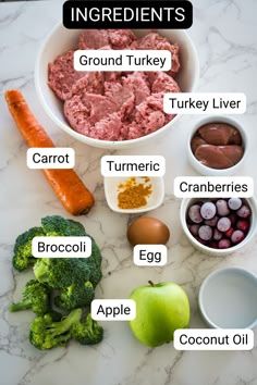 an image of ingredients that are in bowls