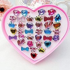 Gem Rings, Disney Princess Toys, Frozen Toys, Makeup Kit For Kids, Kids Toy Shop, Princess Party Favors, Princess Toys, Random Style