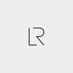 the letter r is made up of thin black lines on a white background, font, line, minimal png and psd