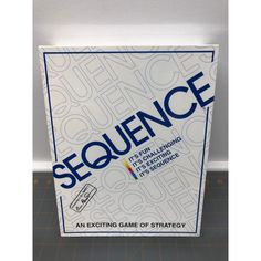 the cover of sequence an exciting game of strategy, by stephen m schreck