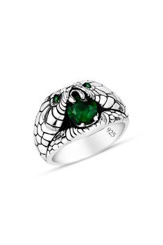 Mens silver ring snake - Sterling silver snake ring - Green snake ring - Gemstone snake ring - Snake ring men - Gift for - Christmas Gift - FREE SHIPPING - Metal feature: 925 sterling silver Metal color: 925 sterling silver Weight: 12g Our silver jewelry is sent to you with a special gift package. ( Last Photo) Black detailed silver snake ring. This special ring will be the best part of your collection. Looking for a unique gift, best man gift, father's day gift, teacher's day gift? Search elsew Sterling Silver Snake-shaped Anniversary Rings, Silver Snake-shaped Promise Ring, Mens Silver Ring, Mens Silver Jewelry, Snake Ring Silver, Old Rings, Green Snake, Ring Men, Snake Ring