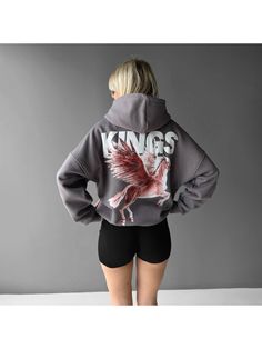 ⭐️ Sweatshirts, Oversize Women Kings Hoodie