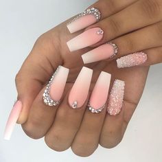 Fade Ombre Design For Coffin Nails ❤ 35 Fantastic Designs For Coffin Nails You Must Try ❤ See more ideas on our blog!!! #naildesignsjournal #nails #naildesigns Ballerina Nails Shape, Natural Nail Art, Ombre Acrylic Nails, Ballerina Nails, Acrylic Nails Coffin, Nails Coffin, Coffin Nails Designs, Dope Nails, Nail Arts