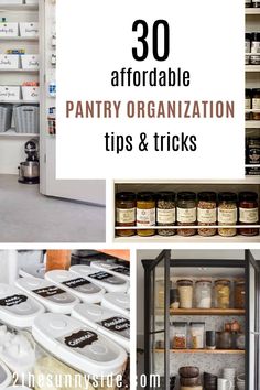 pantry organization tips and tricks for the kitchen