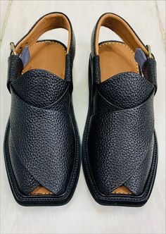 *This prized craft from Pakistan showcases the skill of South Asian artisans and utilizes the finest quality leather. This Jet-Black Leather Peshawari shoes not only elevates your style but also becomes a statement piece, enhancing your presence in any setting. Crafted with an additional sole for added comfort, our skilled artisans ensure precision and finesse in every stitch. *These exquisite handcrafted Black Peshawari Chappals are often referred to as Kaptaan Chappals or Imran Khan Chappals, Leather Sandals With Dabka And Round Toe, Formal Closed Toe Sandals With Stitched Sole, Traditional Closed Toe Sandals With Leather Footbed, Leather Closed Toe Sandals For Galas, Traditional Closed Toe Sandals With Leather Lining, Traditional Open Toe Leather Shoes With Leather Sole, Traditional Open Toe Sandals For Formal Occasions, Traditional Formal Open Toe Sandals, Traditional Sandals With Leather Footbed And Round Toe