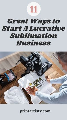 Quick Start Guide to a Sublimation Business: No Experience Needed! Epson Ecotank Printer, Easy Business Ideas, Sublimation Business, Quick Start Guide, Business Launch, Sublimation Mugs, Sublimation Paper, Profitable Business, Printing Business